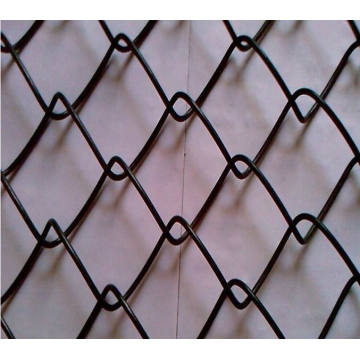 Temporary Construction Chain Link Fenc Top Barbed Wire Mesh